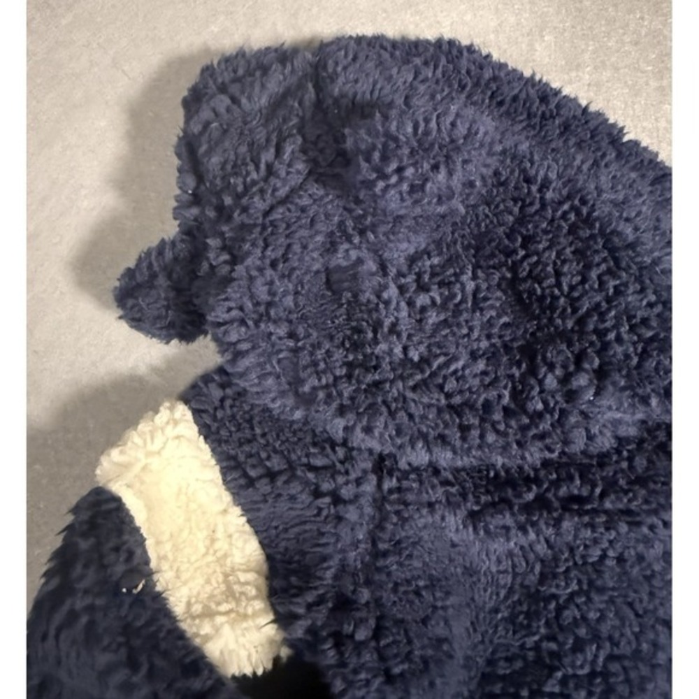 NFL Team Kids‎ 0-3 mos.  Chicago Bears  Full Zip Navy Fleece Sleeper NWT - Picture 4 of 7